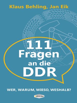 cover image of 111 Fragen an die DDR